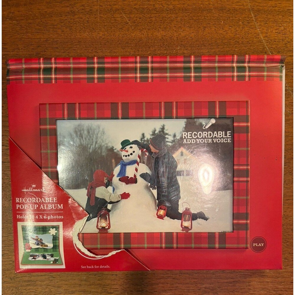 Christmas Recordable Memory Album Hallmark New